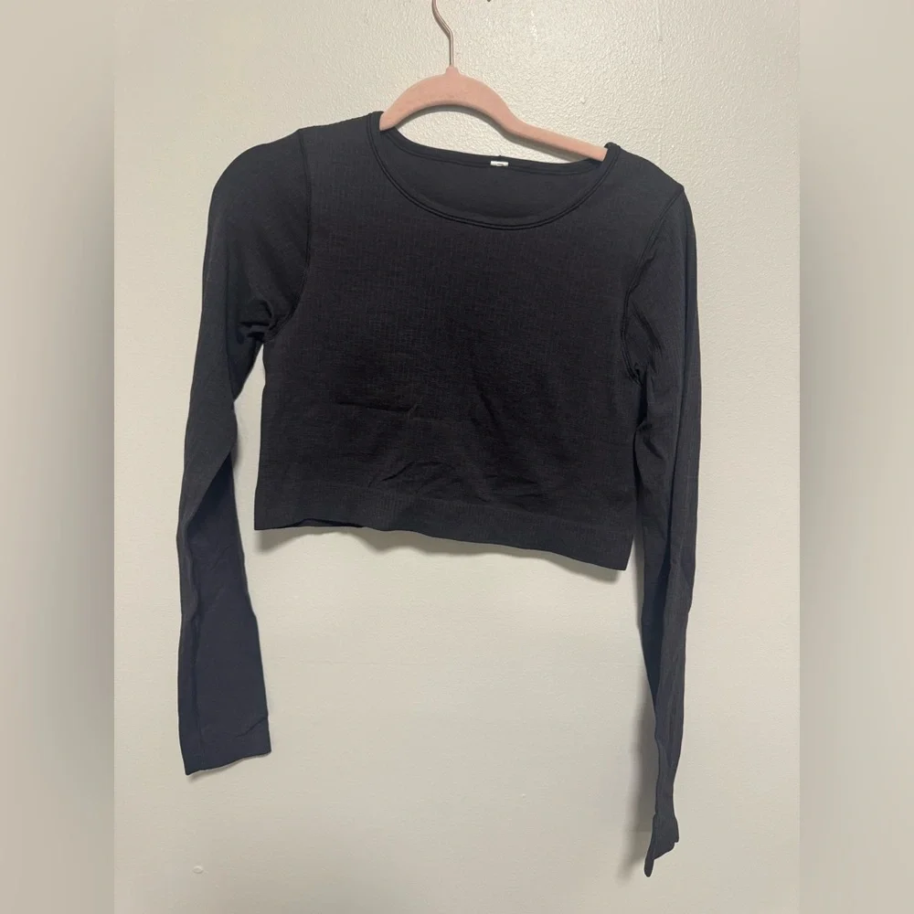 Lululemon Ebb to Street Black Long Sleeve